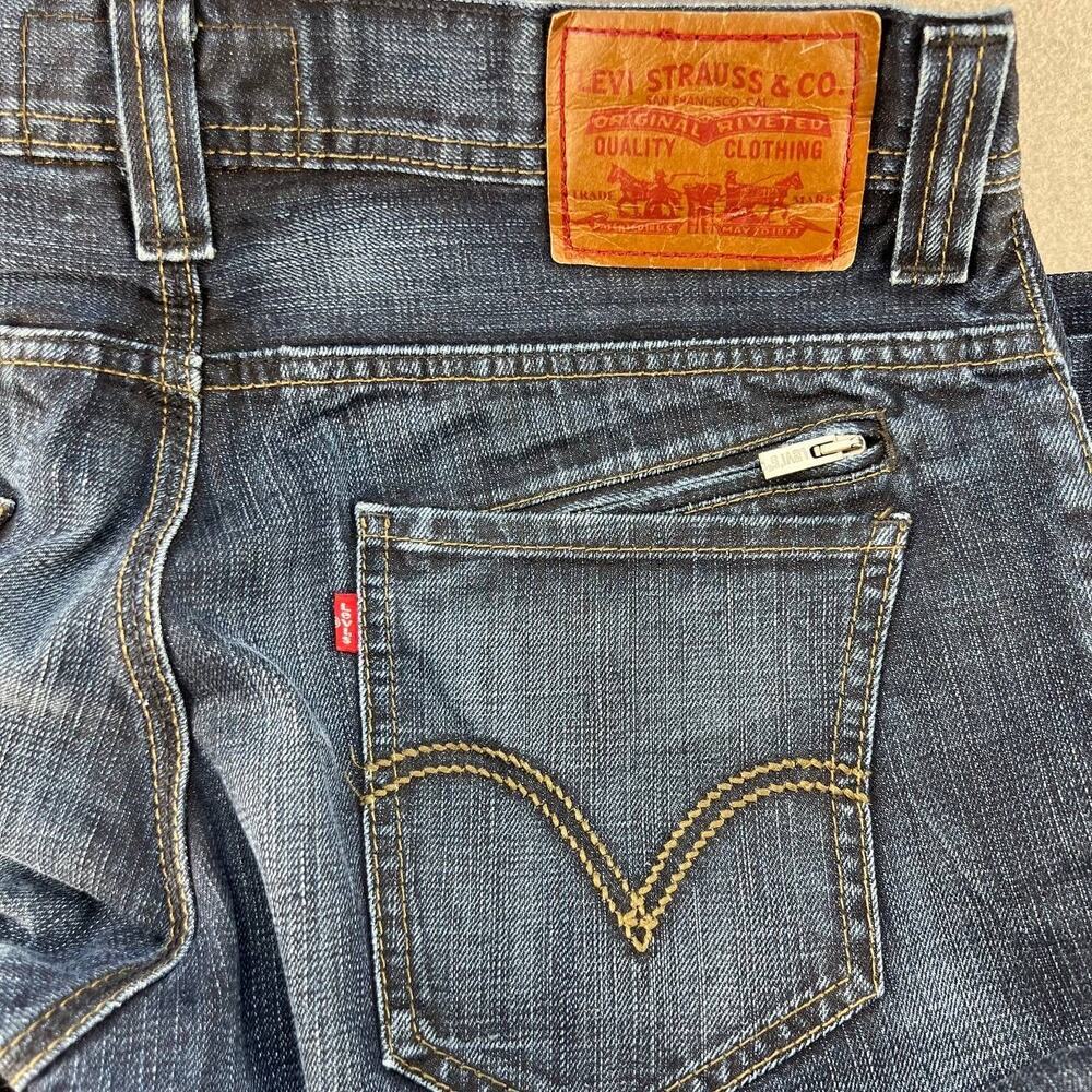 Vintage Levi's 514 Men's Slim Straight Jeans Size W33/L32 Zipper Back Pockets - Picture 13 of 14